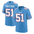 Rebec T.Titans #51 Austin Schlottmann Player Light Blue 2026 Game Home Stitched Jerseys
