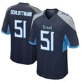 Rebec T.Titans #51 Austin Schlottmann Player Navy Home Game Stitched Jerseys