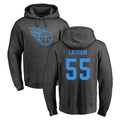 Rebec T.Titans #55 JC Latham Player Ash One Color Pullover Hoodies Home Game Stitched Jerseys