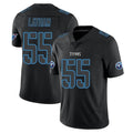 Rebec T.Titans #55 JC Latham Player Black Impact Limited Home Game Stitched Jerseys