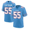Rebec T.Titans #55 JC Latham Player Light Blue 2026 Game Home Stitched Jerseys
