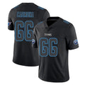 Rebec T.Titans #66 Fernando Carmona Jr. Player Black Impact Limited Home Game Stitched Jerseys