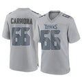 Rebec T.Titans #66 Fernando Carmona Jr. Player Gray Atmosphere Fashion Home Game Stitched Jerseys
