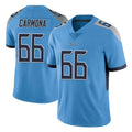 Rebec T.Titans #66 Fernando Carmona Jr. Player Light Blue Limited Vapor Untouchable Home Game Stitched Jerseys