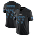 Rebec T.Titans #77 Peter Skoronski Player Black Impact Limited Home Game Stitched Jerseys