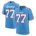 Rebec T.Titans #77 Peter Skoronski Player Light Blue 2026 Game Home Stitched Jerseys
