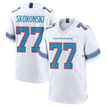Rebec T.Titans #77 Peter Skoronski Player White 2026 Game Home Stitched Jerseys