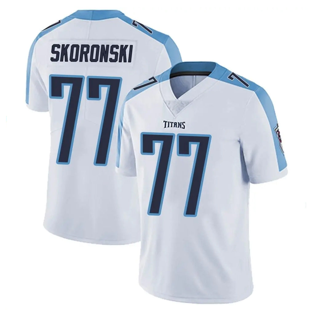Rebec T.Titans #77 Peter Skoronski Player White Limited Vapor Untouchable Home Game Stitched Jerseys