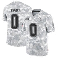 Rebec TB.Buccaneers #0 Yaya Diaby Player Arctic Camo Limited Salute To Service Home Game Stitched Jerseys