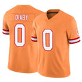 Rebec TB.Buccaneers #0 Yaya Diaby Player Orange Limited Vapor F.U.S.E. Home Game Stitched Jerseys