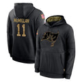 Rebec TB.Buccaneers #11 Jalen McMillan Player Black Salute to Service Sideline Performance Pullover Hoodies Home Game Stitched Jerseys