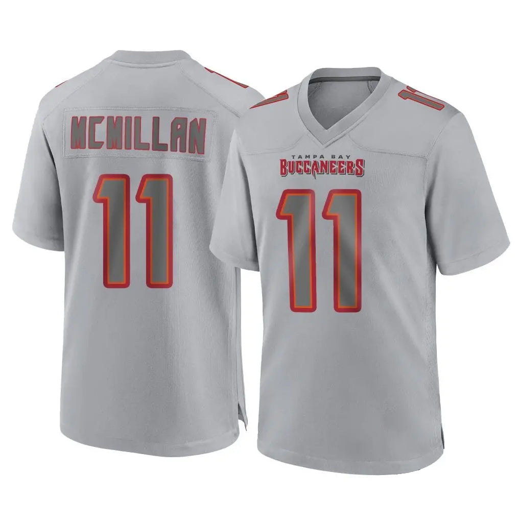 Rebec TB.Buccaneers #11 Jalen McMillan Player Gray Atmosphere Fashion Home Game Stitched Jerseys