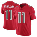 Rebec TB.Buccaneers #11 Jalen McMillan Player Red Limited Color Rush Home Game Stitched Jerseys