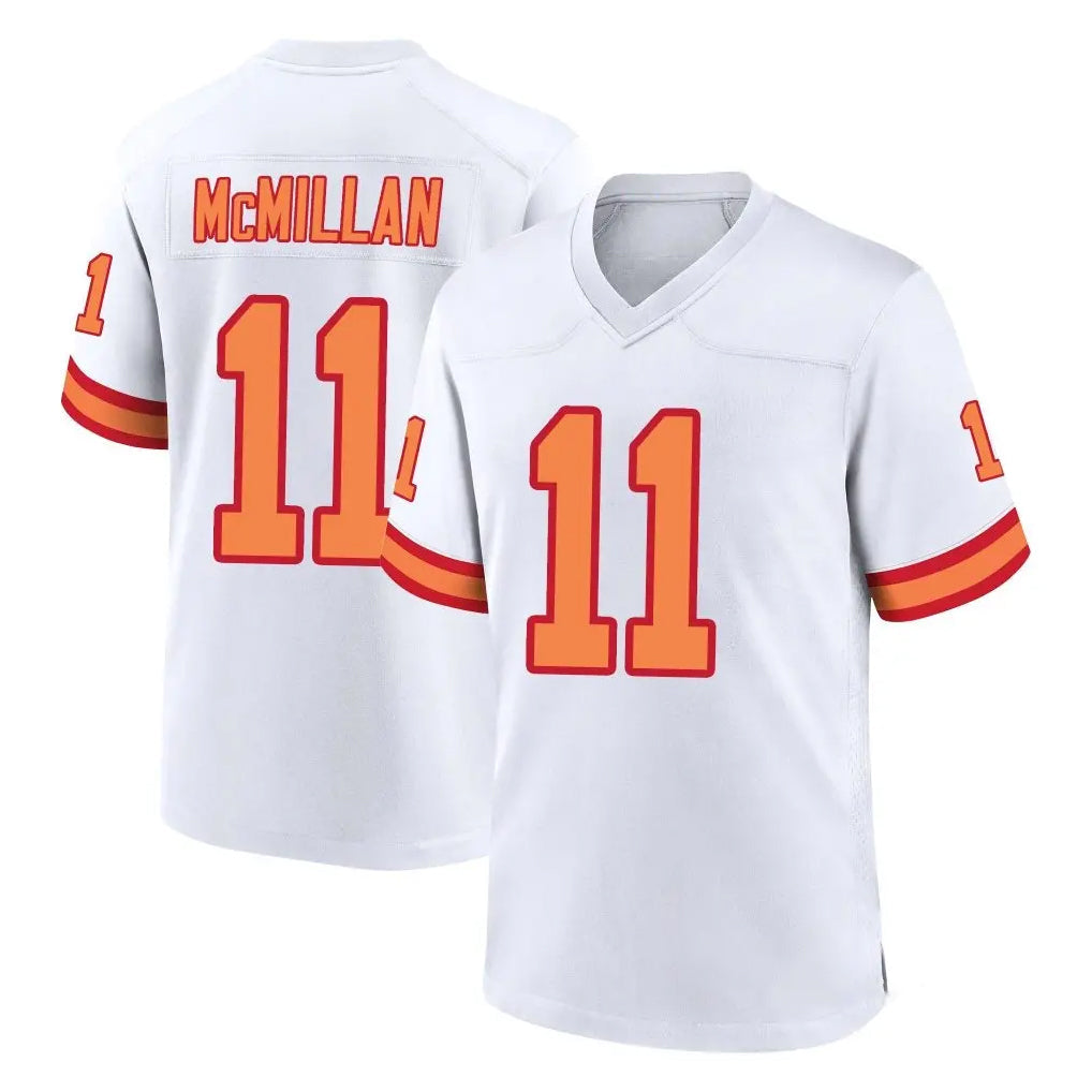 Rebec TB.Buccaneers #11 Jalen McMillan Player White '76 Home Game Stitched Jerseys