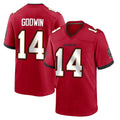 Rebec TB.Buccaneers #14 Chris Godwin Jr. Player Red Home Game Stitched Jerseys