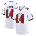 Rebec TB.Buccaneers #14 Chris Godwin Jr. Player White Home Game Stitched Jerseys