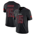 Rebec TB.Buccaneers #15 Tez Johnson Player Black Impact Limited Home Game Stitched Jerseys
