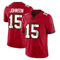 Rebec TB.Buccaneers #15 Tez Johnson Player Red Limited Vapor Home Game Stitched Jerseys