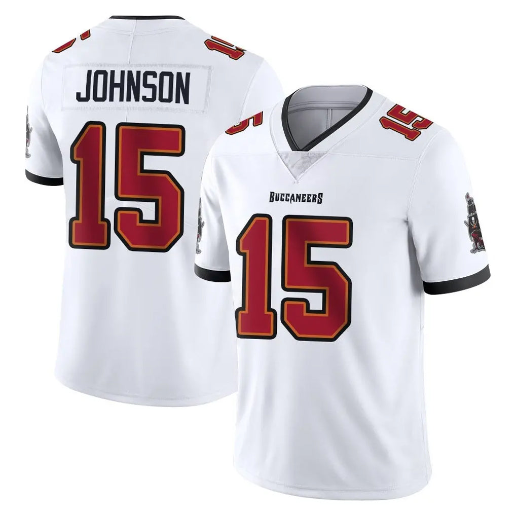 Rebec TB.Buccaneers #15 Tez Johnson Player White Limited Vapor Untouchable Home Game Stitched Jerseys