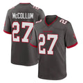 Rebec TB.Buccaneers #27 Zyon McCollum Player Pewter Alternate Home Game Stitched Jerseys