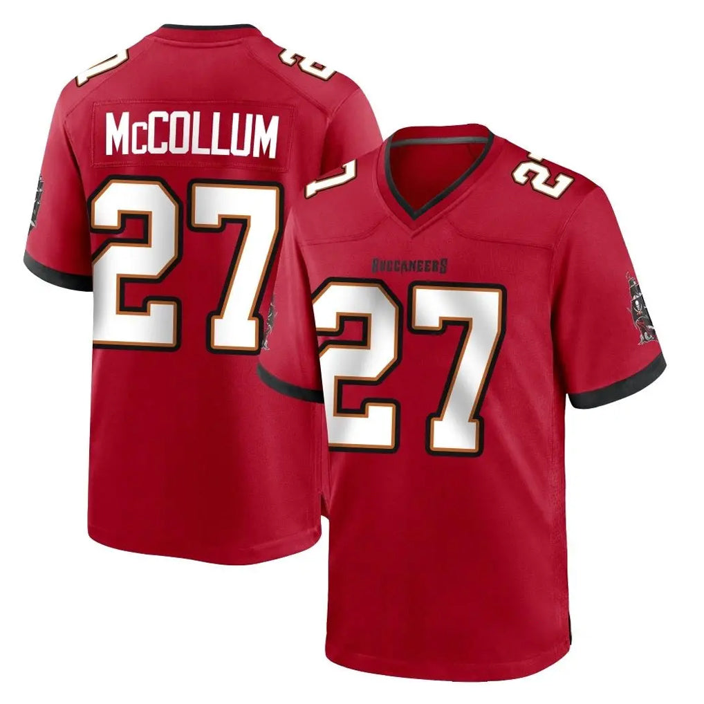 Rebec TB.Buccaneers #27 Zyon McCollum Player Red Home Game Stitched Jerseys