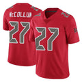 Rebec TB.Buccaneers #27 Zyon McCollum Player Red Limited Color Rush Home Game Stitched Jerseys