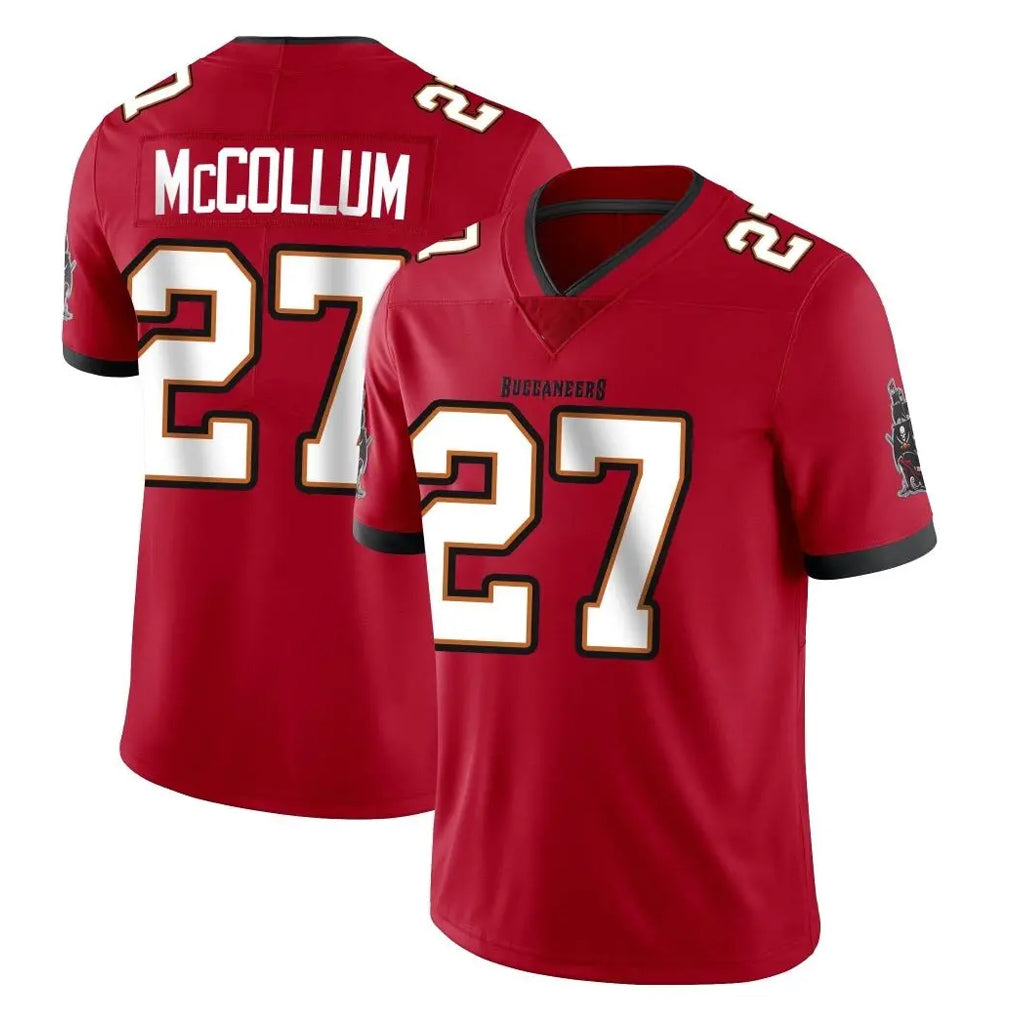 Rebec TB.Buccaneers #27 Zyon McCollum Player Red Limited Vapor F.U.S.E. Home Game Stitched Jerseys