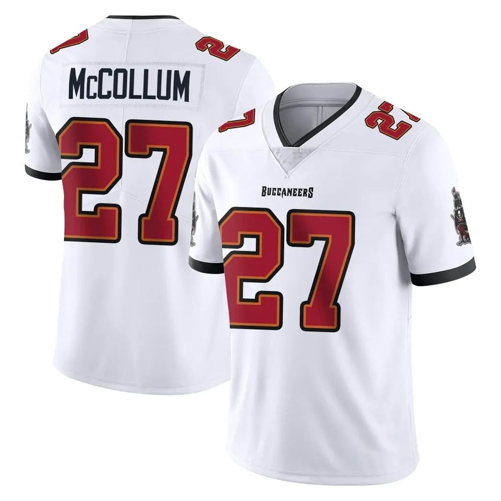 Rebec TB.Buccaneers #27 Zyon McCollum Player White Limited Vapor Untouchable Home Game Stitched Jerseys