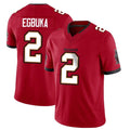 Rebec TB.Buccaneers #2 Emeka Egbuka Player Red Limited Vapor F.U.S.E. Home Game Stitched Jerseys