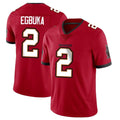 Rebec TB.Buccaneers #2 Emeka Egbuka Player Red Limited Vapor Home Game Stitched Jerseys