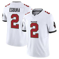 Rebec TB.Buccaneers #2 Emeka Egbuka Player White Limited Vapor F.U.S.E. Home Game Stitched Jerseys