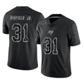 Rebec TB.Buccaneers #31 Antoine Winfield Jr. Player Black Reflective Limited Home Game Stitched Jerseys