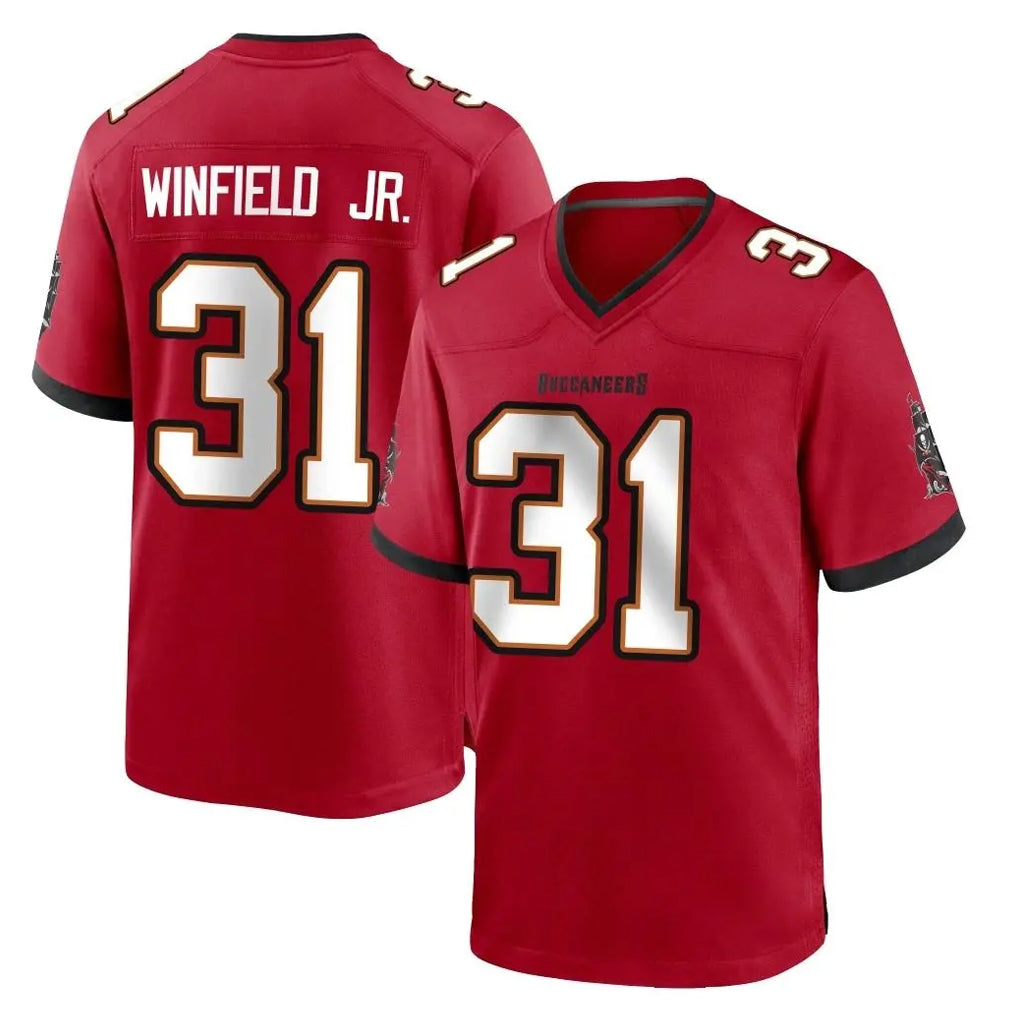 Rebec TB.Buccaneers #31 Antoine Winfield Jr. Player Red Home Game Stitched Jerseys