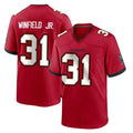 Rebec TB.Buccaneers #31 Antoine Winfield Jr. Player Red Home Game Stitched Jerseys