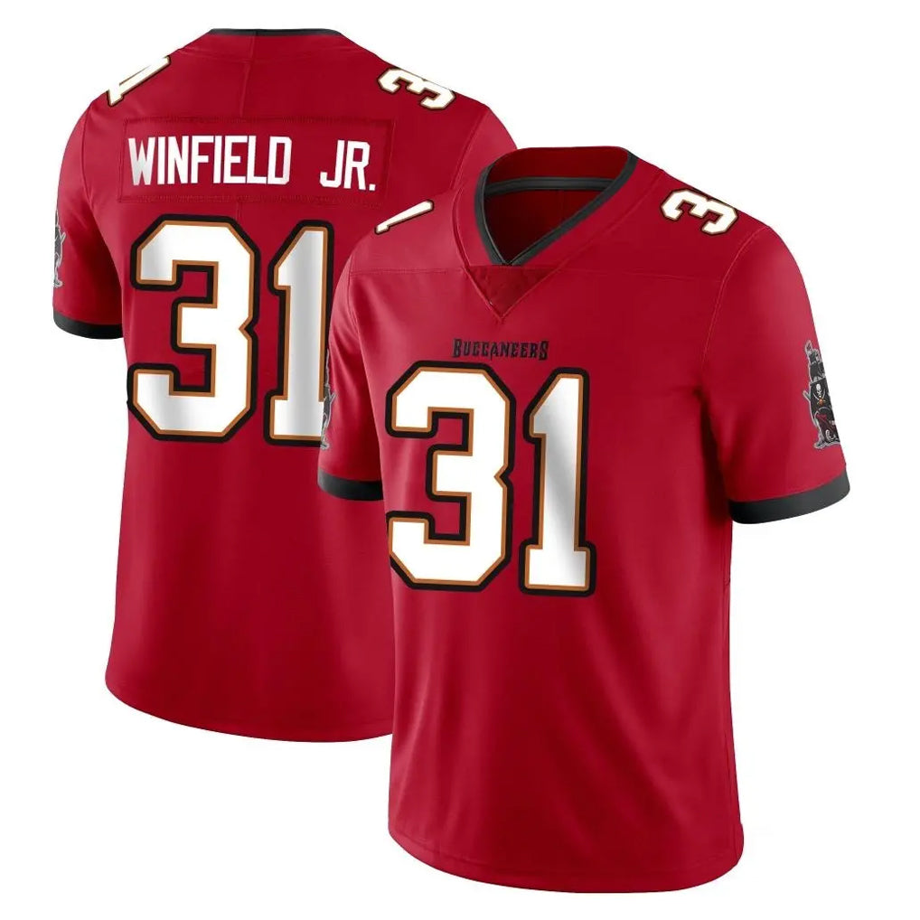 Rebec TB.Buccaneers #31 Antoine Winfield Jr. Player Red Limited Vapor F.U.S.E. Home Game Stitched Jerseys
