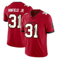 Rebec TB.Buccaneers #31 Antoine Winfield Jr. Player Red Limited Vapor F.U.S.E. Home Game Stitched Jerseys