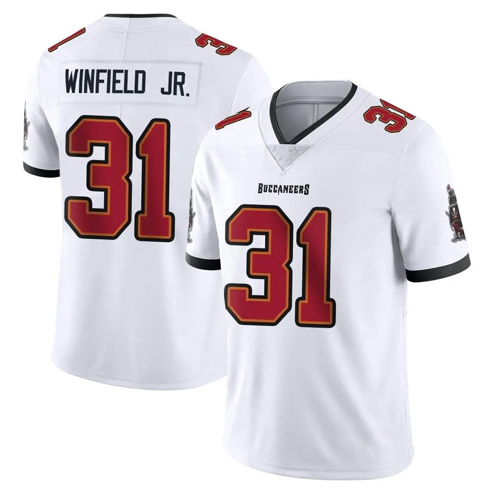 Rebec TB.Buccaneers #31 Antoine Winfield Jr. Player White Limited Vapor Untouchable Home Game Stitched Jerseys