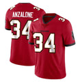 Rebec TB.Buccaneers #34 Alex Anzalone Player Red Limited Vapor Home Game Stitched Jerseys