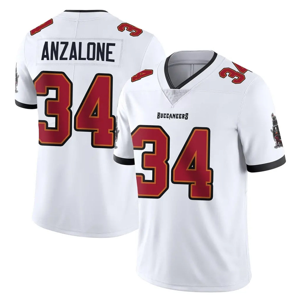 Rebec TB.Buccaneers #34 Alex Anzalone Player White Limited Vapor Untouchable Home Game Stitched Jerseys