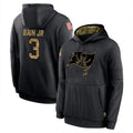 Rebec TB.Buccaneers #3 Rueben Bain Jr. Player Black Salute to Service Sideline Performance Pullover Hoodies Home Game Stitched Jerseys