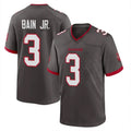 Rebec TB.Buccaneers #3 Rueben Bain Jr. Player Pewter Alternate Home Game Stitched Jerseys