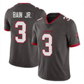 Rebec TB.Buccaneers #3 Rueben Bain Jr. Player Pewter Limited Alternate Vapor Home Game Stitched Jerseys