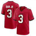 Rebec TB.Buccaneers #3 Rueben Bain Jr. Player Red Home Game Stitched Jerseys
