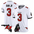 Rebec TB.Buccaneers #3 Rueben Bain Jr. Player White Limited 2026 Season Vapor F.U.S.E. Home Game Stitched Jerseys