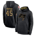 Rebec TB.Buccaneers #45 Josiah Trotte Player Black Salute to Service Sideline Performance Pullover Hoodies Home Game Stitched Jerseys
