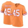 Rebec TB.Buccaneers #45 Josiah Trotte Player Orange Throwback Home Game Stitched Jerseys