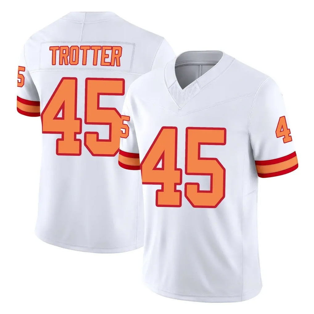 Rebec TB.Buccaneers #45 Josiah Trotte Player White Limited '76 Vapor F.U.S.E. Home Game Stitched Jerseys