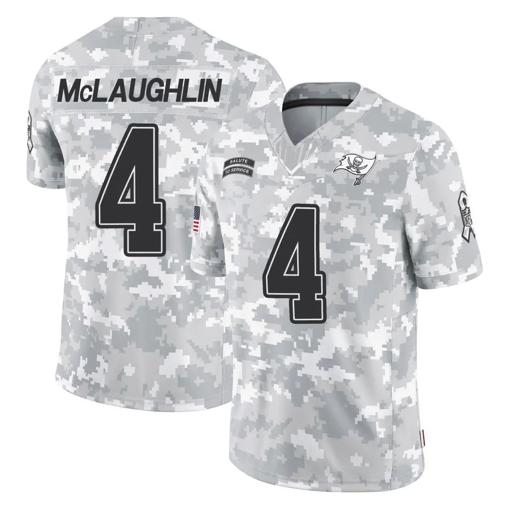 Rebec TB.Buccaneers #4 Chase McLaughlin Player Arctic Camo Limited Salute To Service Home Game Stitched Jerseys