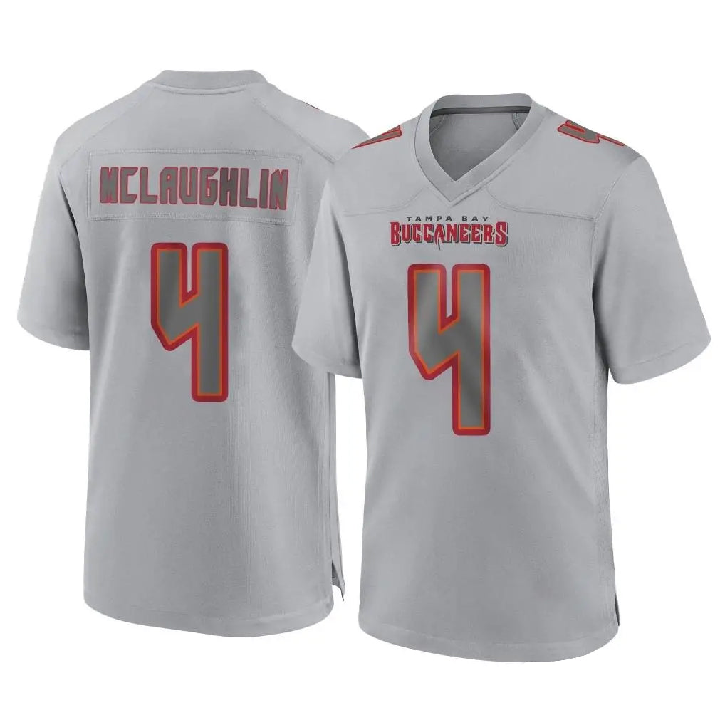 Rebec TB.Buccaneers #4 Chase McLaughlin Player Gray Atmosphere Fashion Home Game Stitched Jerseys