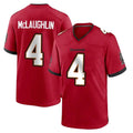 Rebec TB.Buccaneers #4 Chase McLaughlin Player Red Home Game Stitched Jerseys
